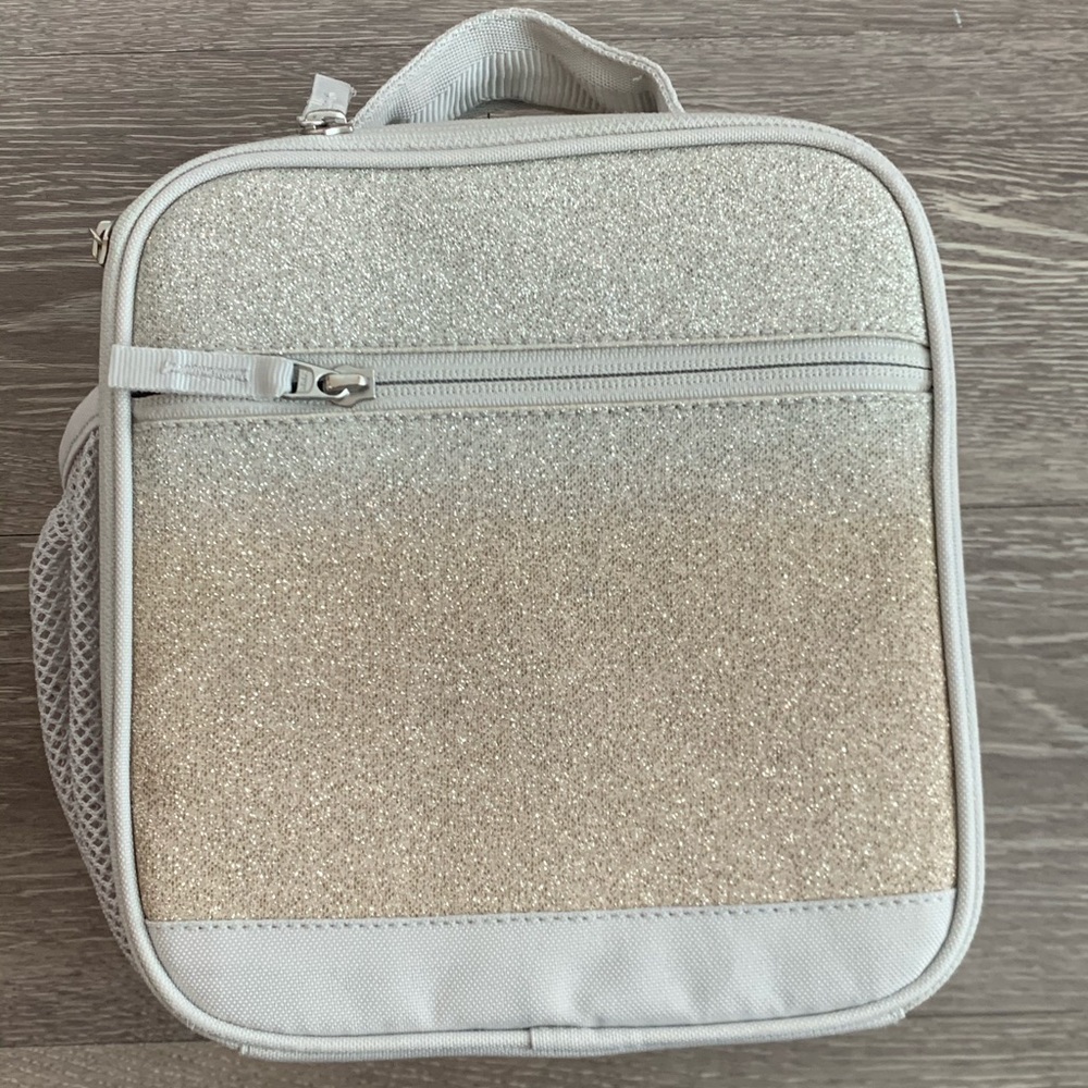 Pottery Barn Kids Ombré Glitter Backpack/Lunch Box